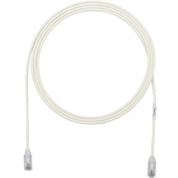 Panduit UTP28SP2 Cat.6 UTP Patch Network Cable, 1.97 ft, Strain Relief, Tangle-free, Gold Plated Connectors, Off White