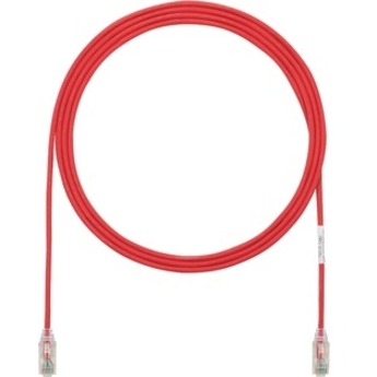 Panduit UTP28SP20RD Cat.6 UTP Patch Network Cable, 20 ft, Strain Relief, Tangle-free, Red