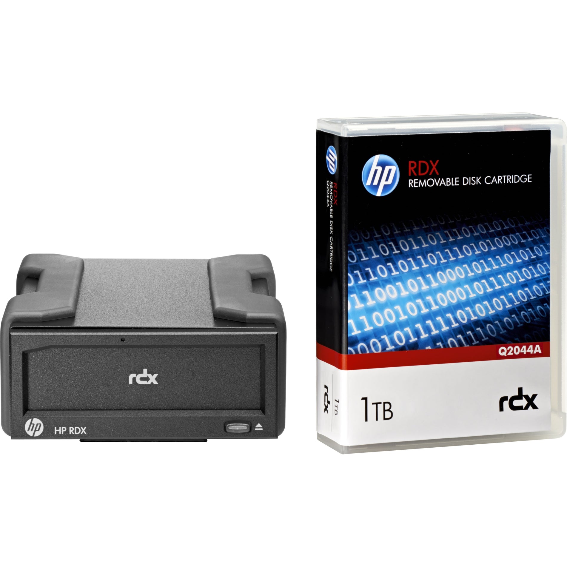 HPE B7B69B RDX1000 USB3.0 External Disk Backup System, 1 TB Hard Drive Cartridge