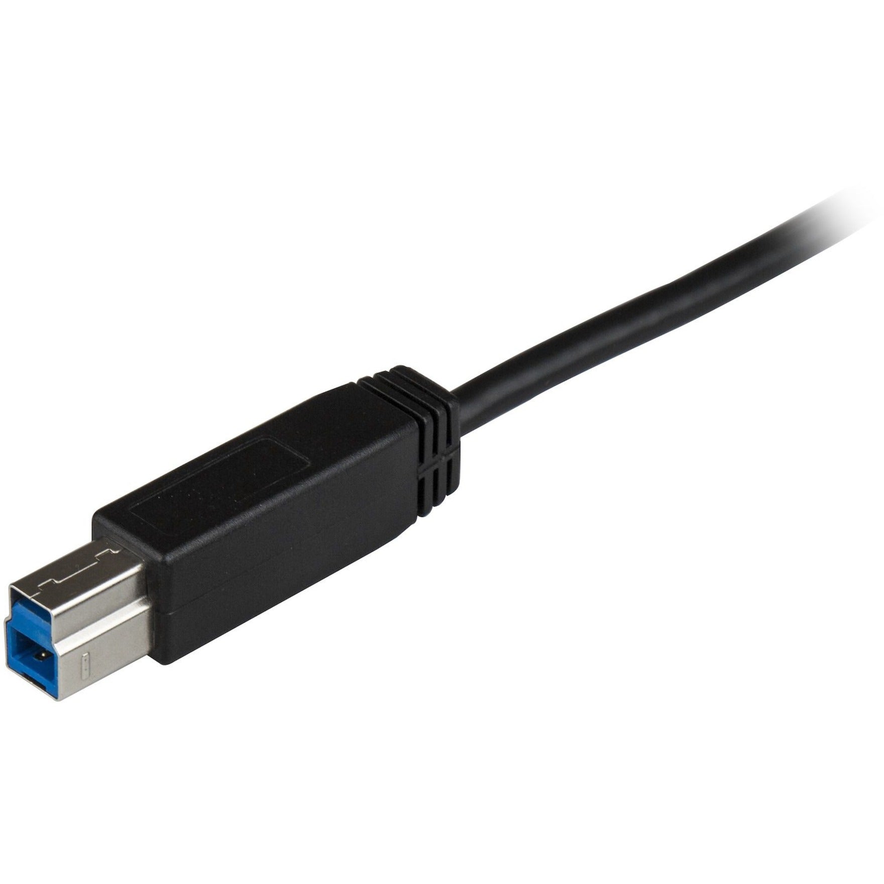 StarTech.com USB31CB1M USB 3.1 USB-C to USB-B Cable - 1m (3ft), 10Gbps Data Transfer Rate, Reversible, Black