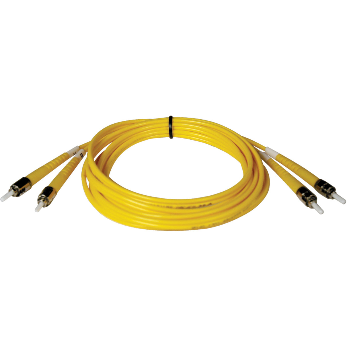 Tripp Lite N352-02M Fiber Optic Patch Cable, 6.60 ft, ST/ST, Lifetime Warranty