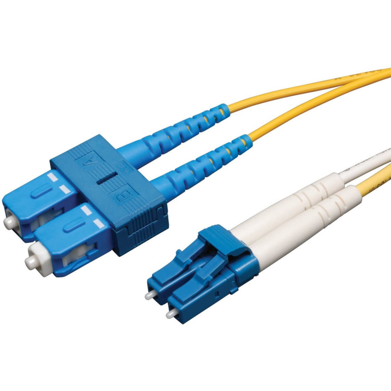 Tripp Lite N366-01M Singlemode Duplex Patch Cable, 3.30 ft, LC/SC Connectors, Lifetime Warranty