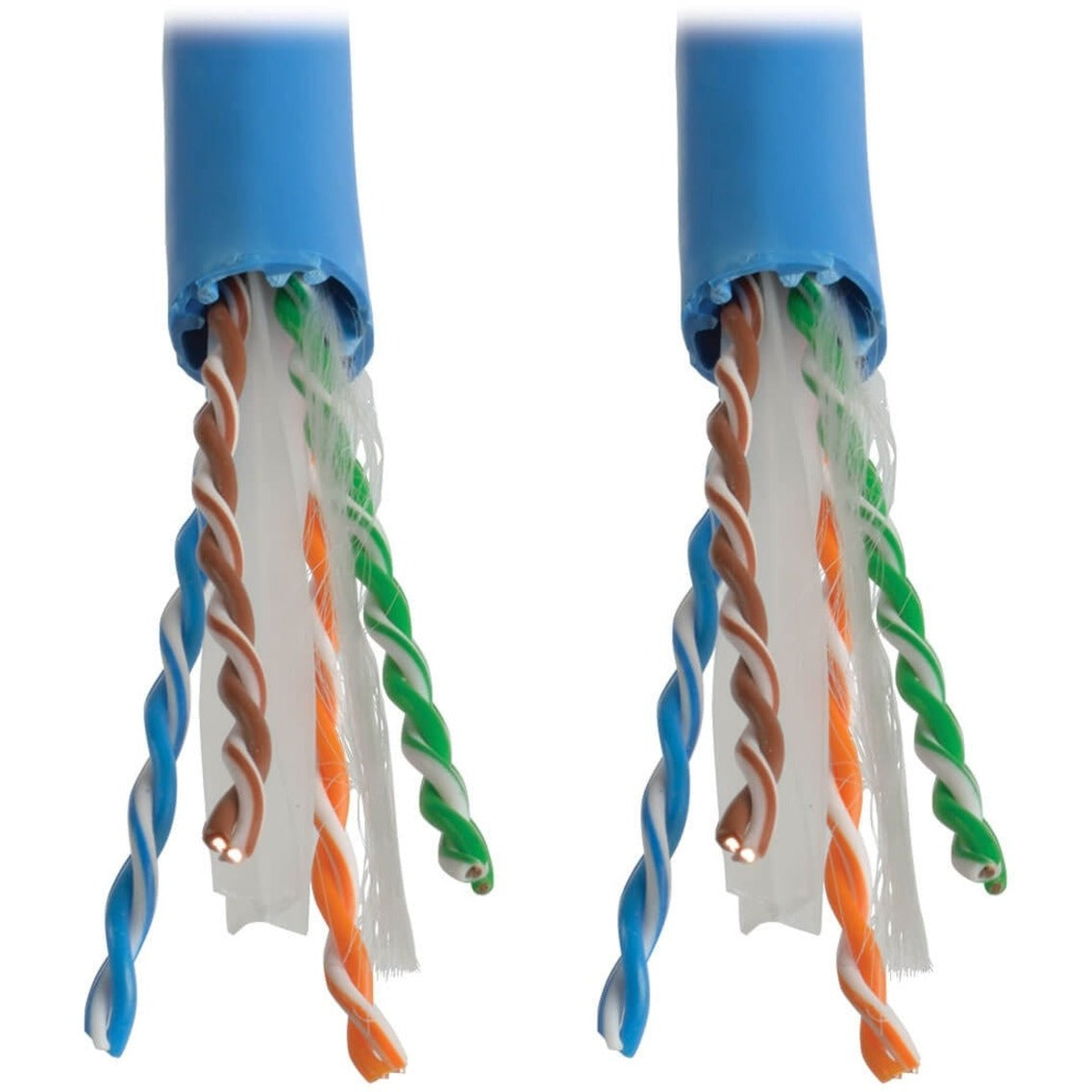 Tripp Lite N222-01K-BL CAT6 Cable, 1000ft Gigabit Bulk Solid Blue PVC Cable