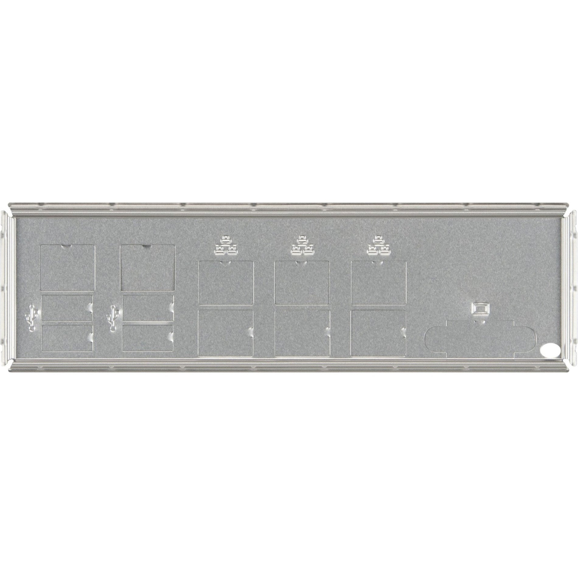 Supermicro MCP-260-00084-0N Standard I/O Shield for A2SDV-TLN5F, Silver Metal Rear Panel
