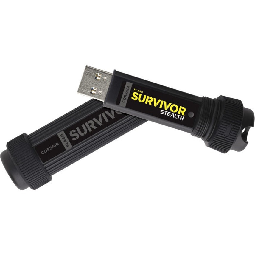 Corsair CMFSS3B-128GB Flash Survivor Stealth 128GB USB 3.0 Flash Drive, Durable and Secure Storage Solution