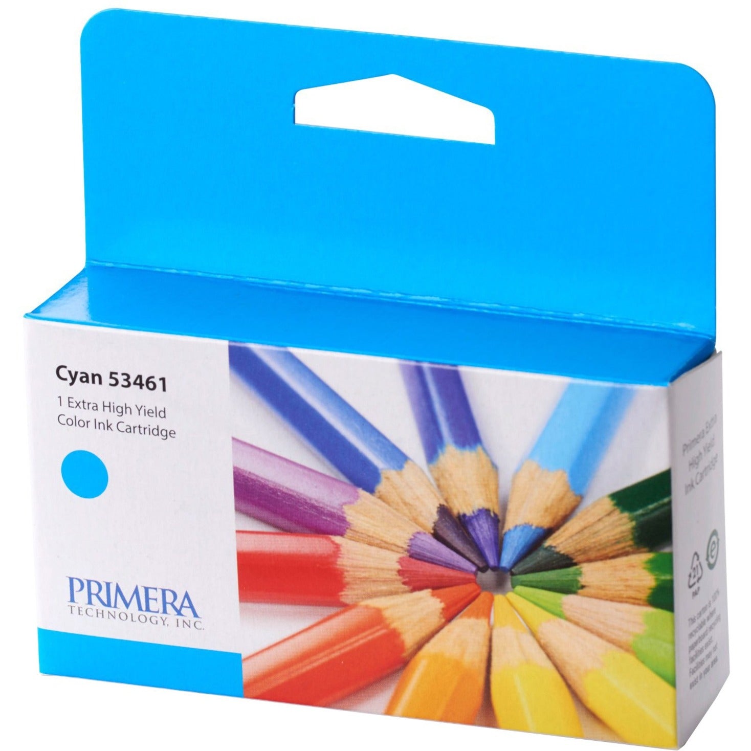 Primera 53461 Cyan Ink Cartridge - High Yield, for Primera LX2000 Color Label Printer