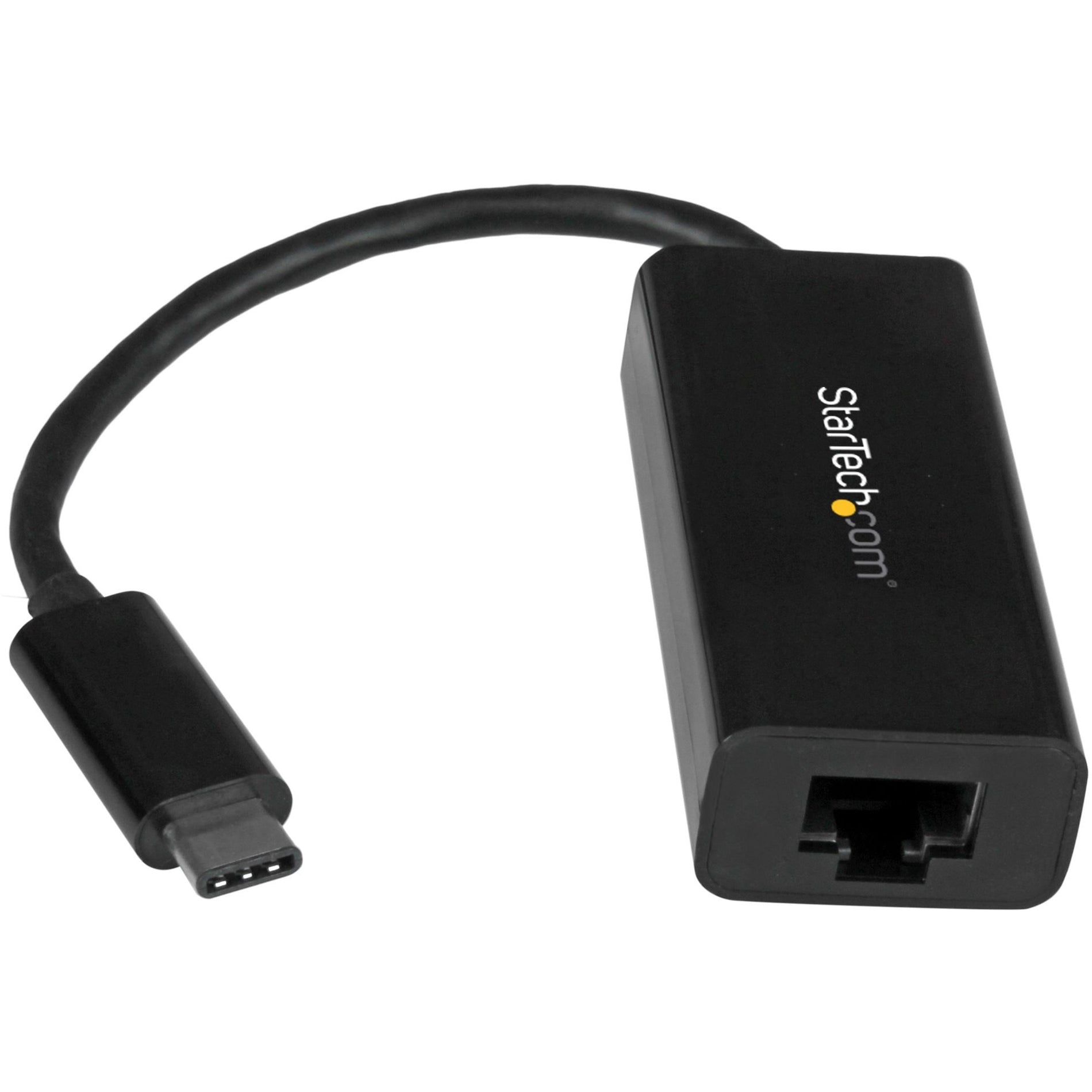 StarTech.com US1GC30B USB-C to Gigabit Ethernet Adapter, USB 3.1 Gen 1 (5 Gbps), Native Support