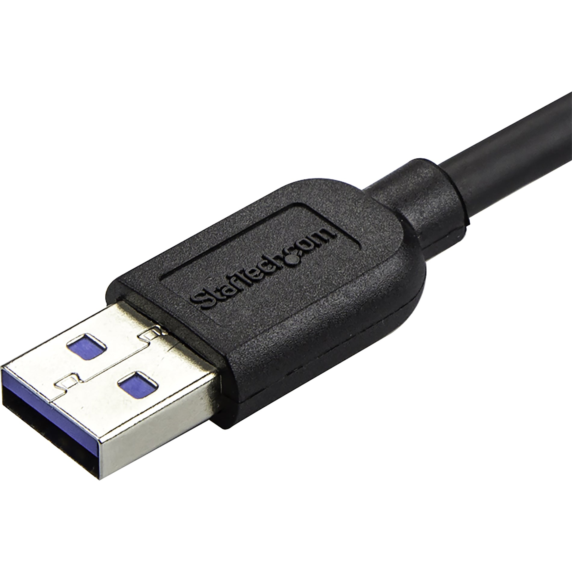 StarTech.com USB3AU1MRS Slim Micro USB 3.0 Cable - Right-angle Micro-USB - 1m, Data Transfer Cable for Tablet, Hard Drive, Card Reader [Discontinued]