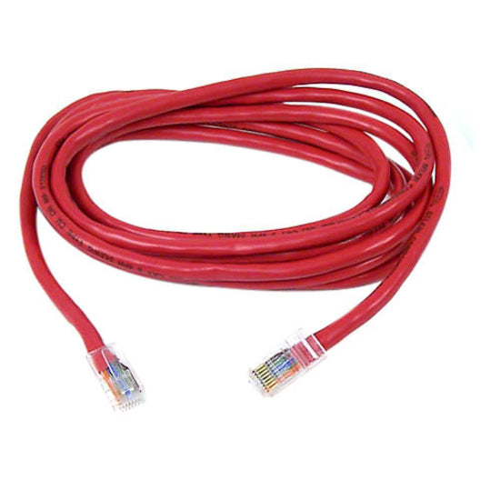 Belkin A3L791-15-RED UTP Cat5e Cable, 15 ft, Copper Conductor, Red