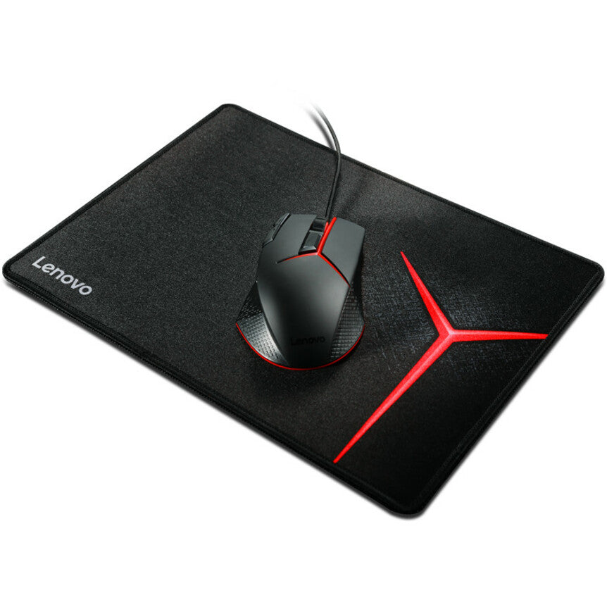 Lenovo GXY0K07131 Y Gaming Mouse Mat, Skid Proof, Water Proof, Black Fiber Surface