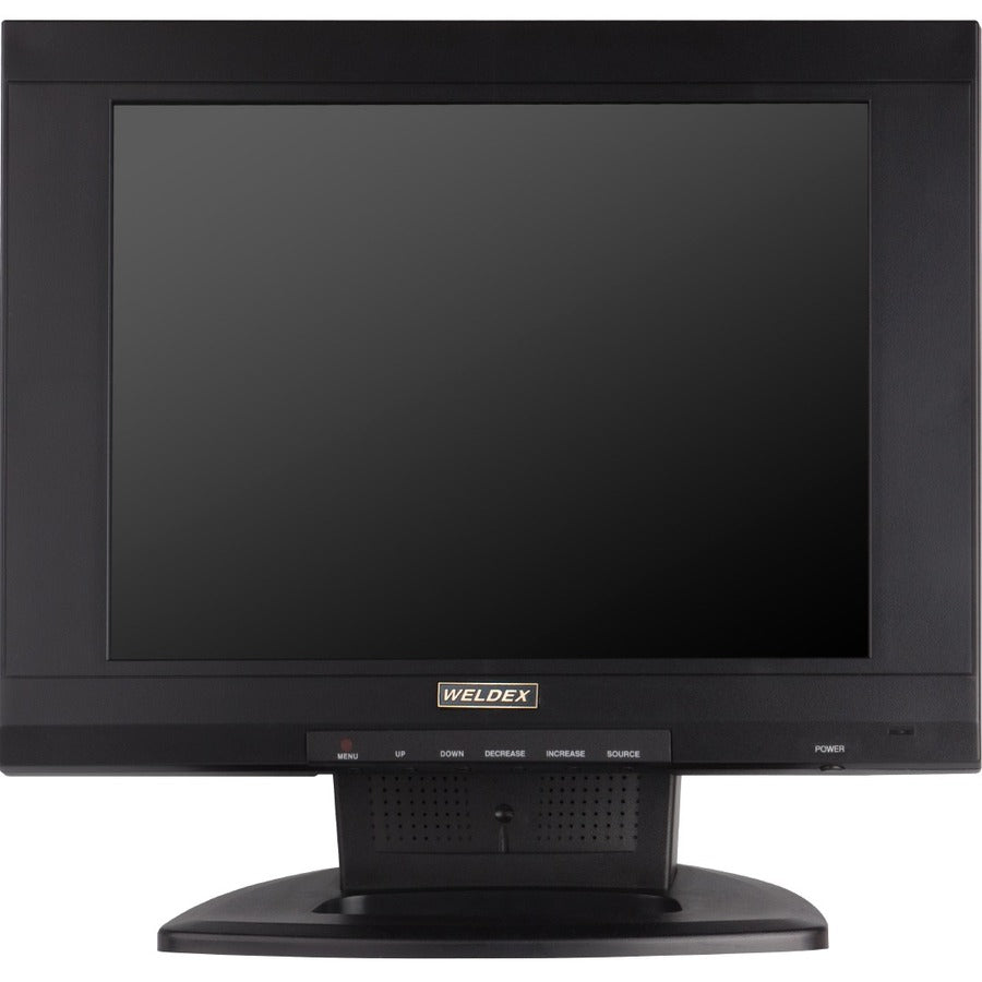 Weldex WDL-1500M 15" LCD Monitor, XGA, 16.7 Million Colors, 700:1 Contrast Ratio, Wall Mountable