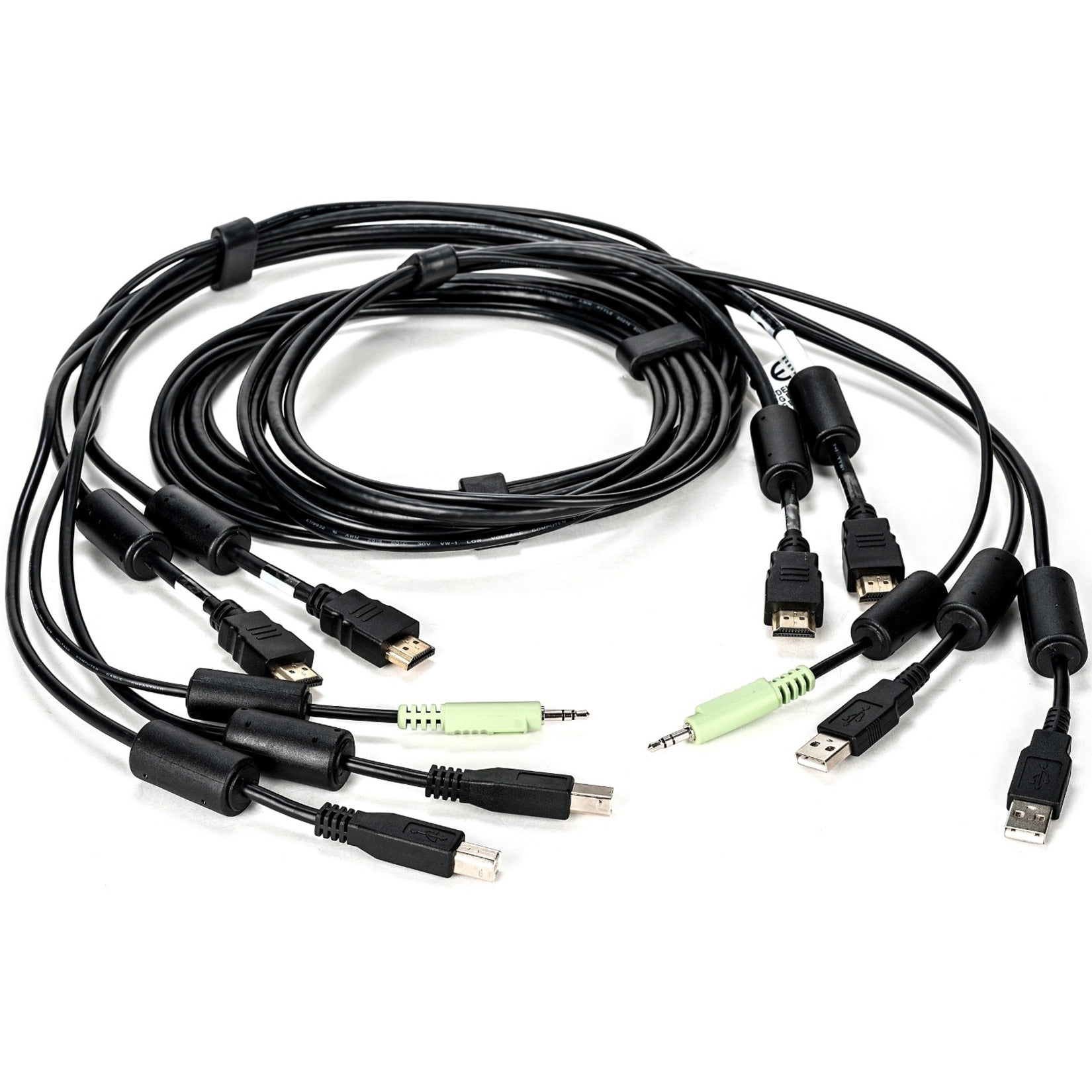 AVOCENT CBL0116 KVM Cable, Dual HDMI and Audio, 6 ft. for Vertiv Avocent SV and SC Series Switches