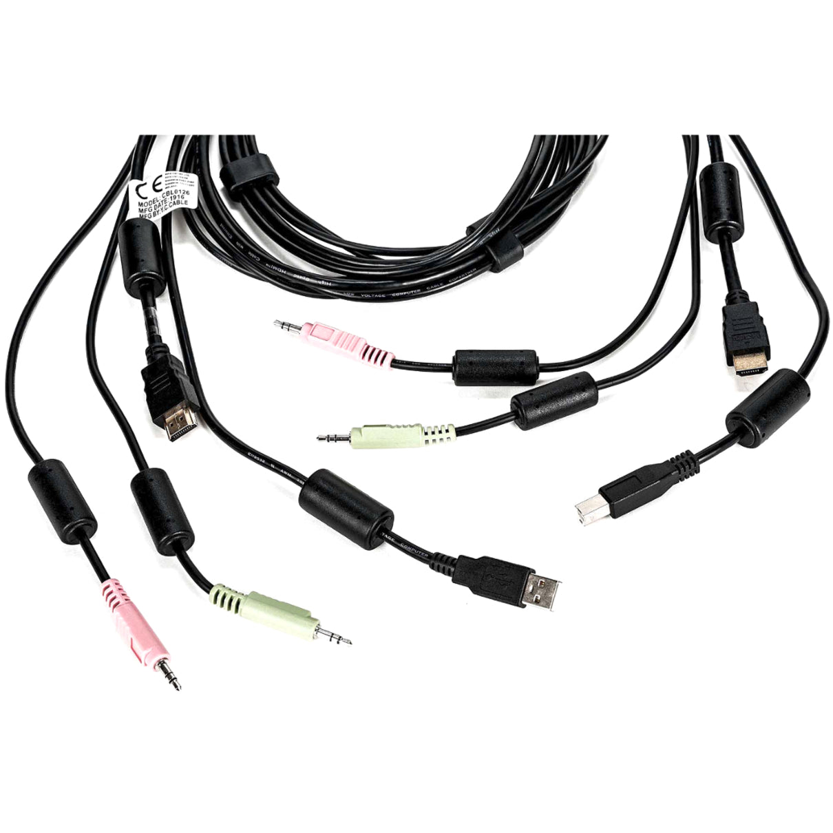 AVOCENT CBL0126 KVM Cable, 6 ft HDMI USB Audio, Compatible with SV220H SV240H