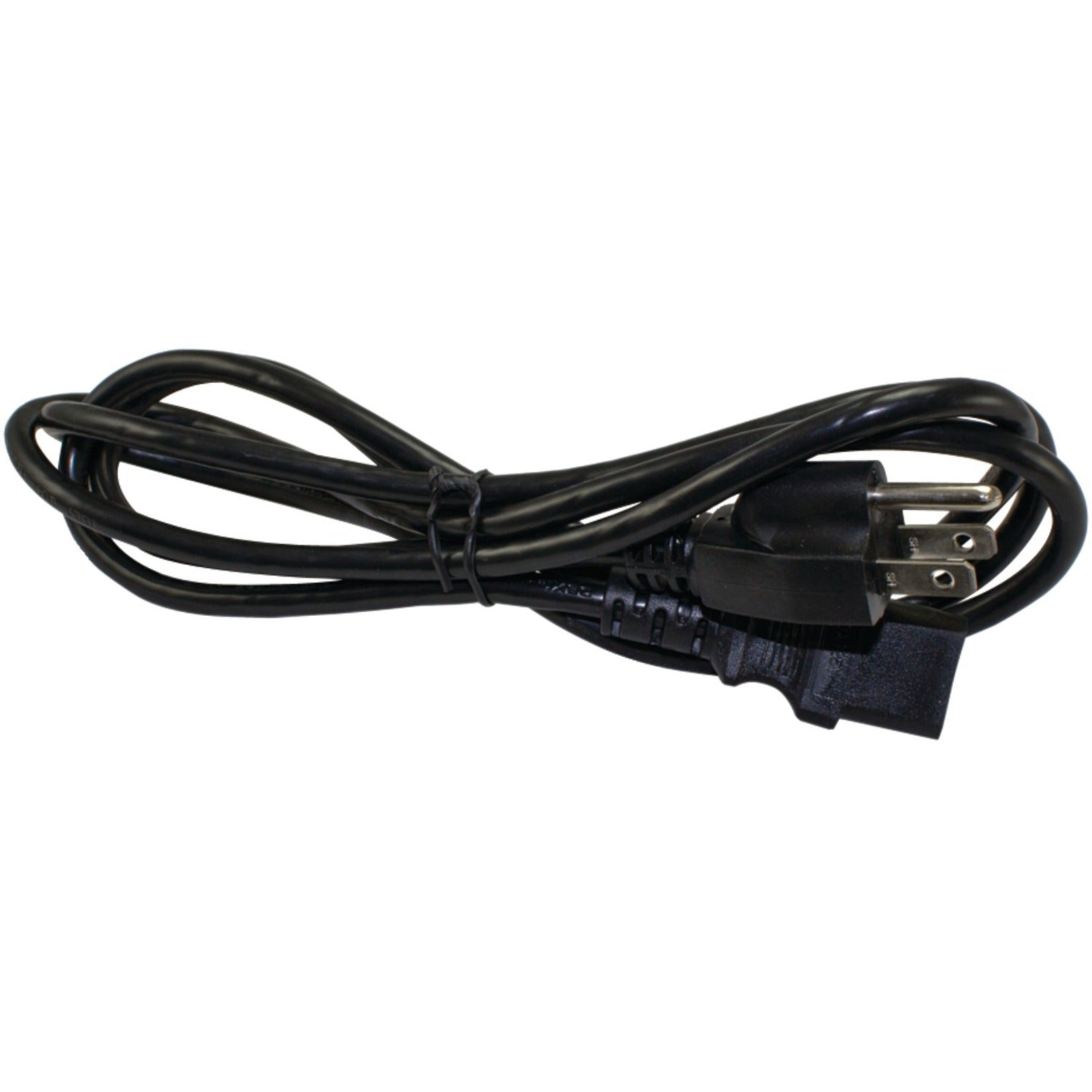Vericom XPS06-00534 3 Prong C13 Power Cords, Black, 6 ft Length