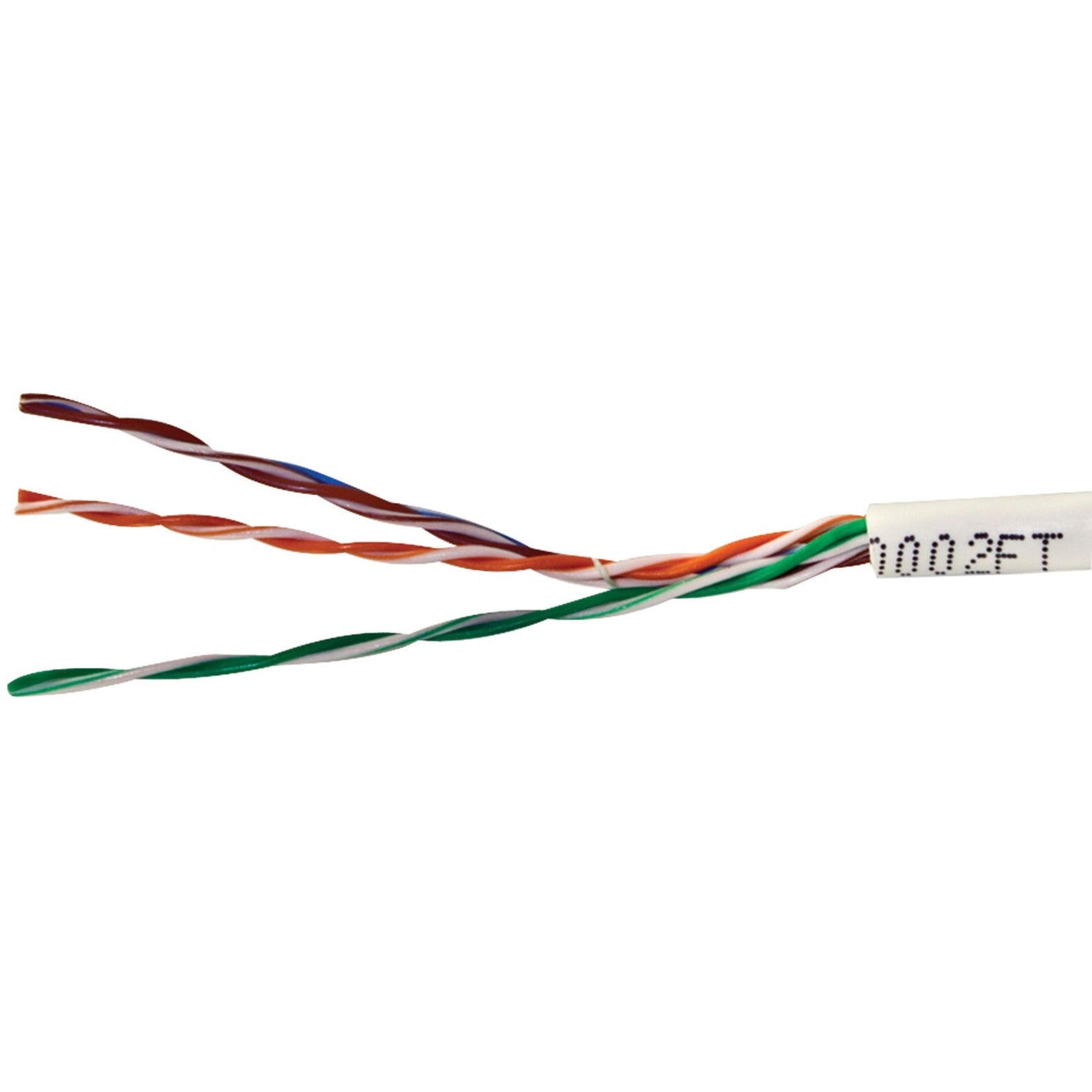 Vericom MBW5U-01441 CAT 5e U/UTP Solid Riser CMR Cable, 1000 FT Pull Box, White
