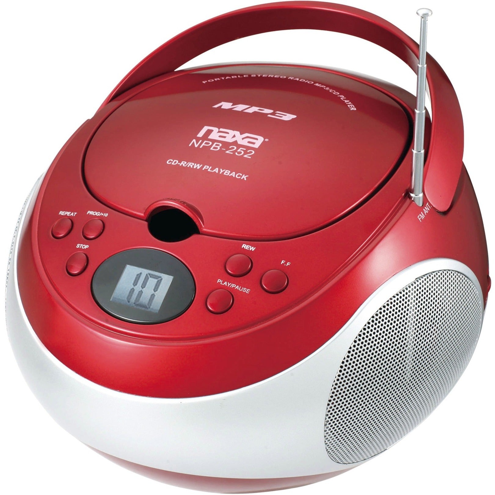 Naxa Portable MP3/CD Player with AM/FM Stereo Radio [Discontinued]