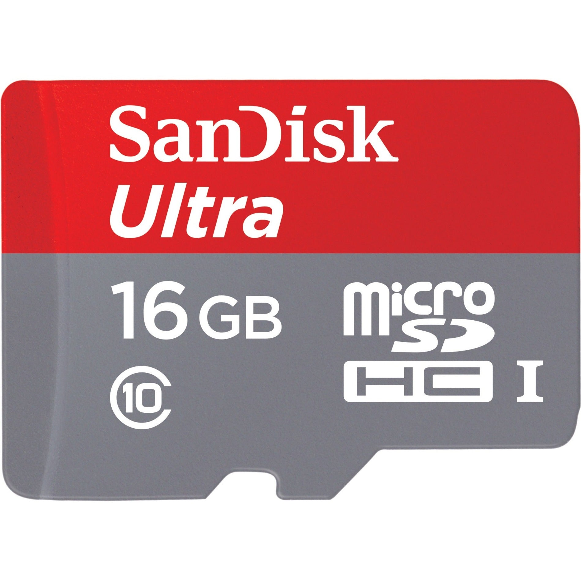 SanDisk SDSQUNC-016G-AN6IA 16GB Ultra microSDHC Card, Class 10/UHS-I, 80 MB/s Maximum Read Speed