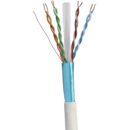 Genesis 51921001 Cat.6 FTP Network Cable, 1000 ft, Sunlight Resistant, Stranded, White
