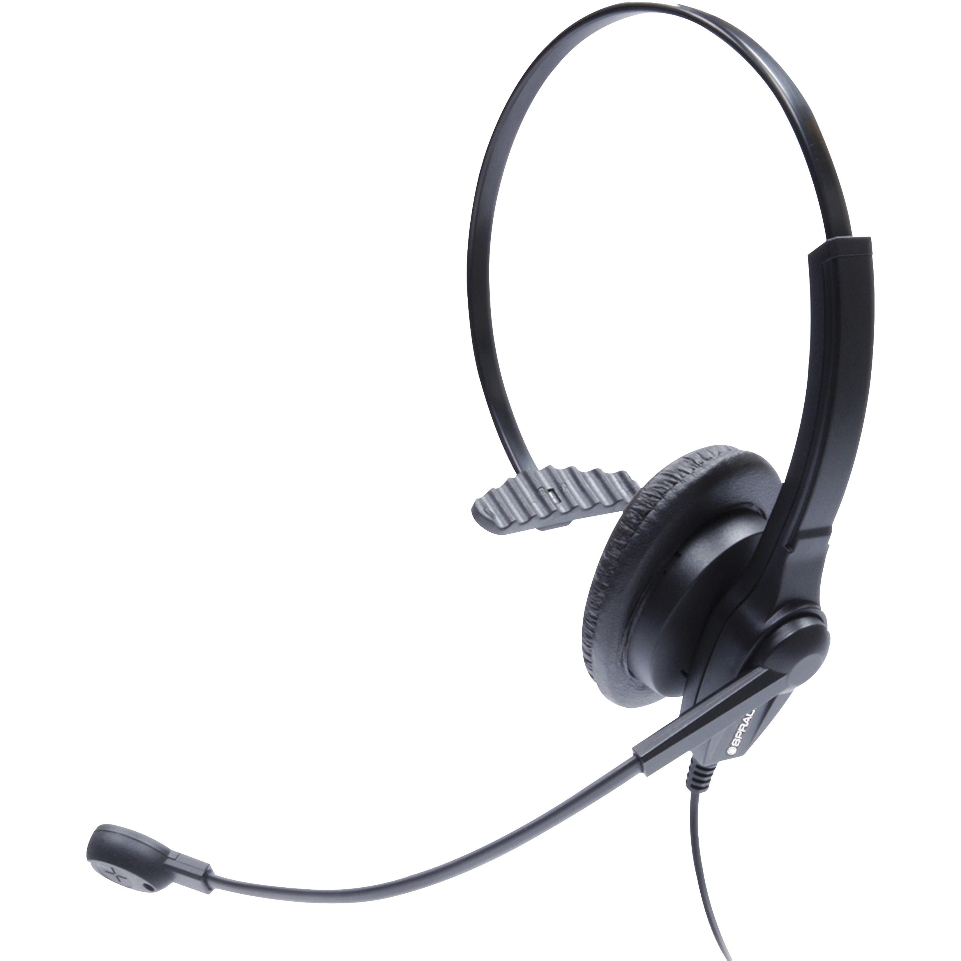 Spracht ZUMUC1 Z?M UC1 Headset, Monaural Over-the-head USB Wired Headset with Flexible Microphone, Comfortable and Durable, Noise Canceling, 1 Year Limited Warranty