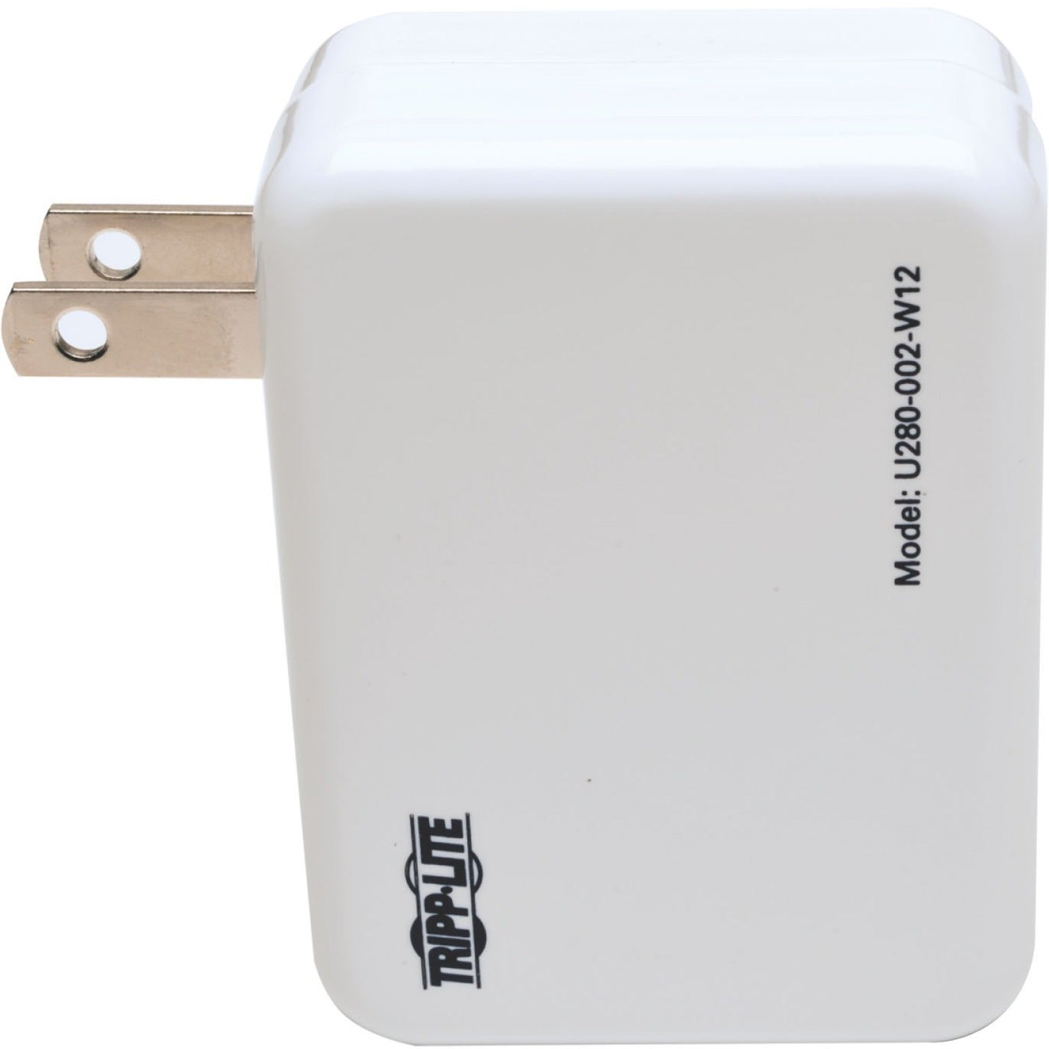 Tripp Lite U280-002-W12 USB Wall/Travel Charger, 5V, 2.4A Output, 2-Port