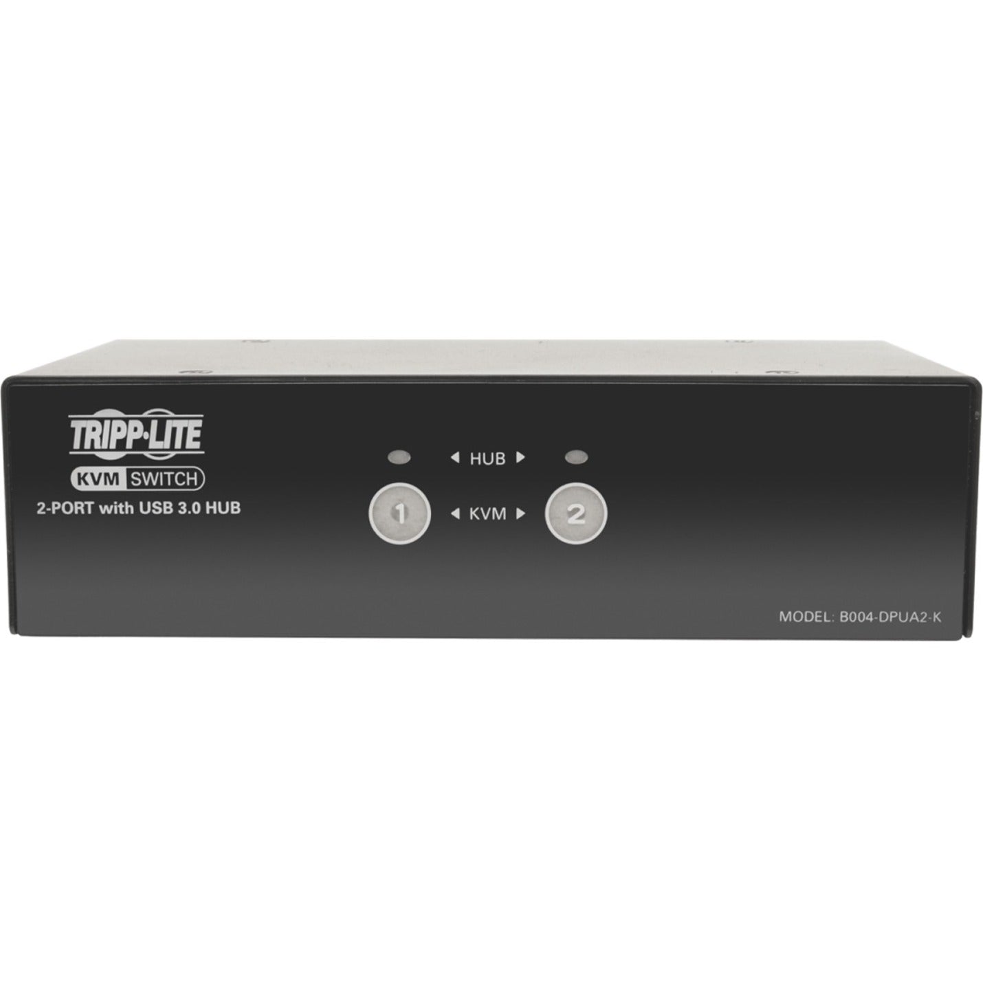 Tripp Lite B004-DPUA2-K 2-Port DisplayPort KVM Switch w/Audio, Cables and USB 3.0 SuperSpeed Hub
