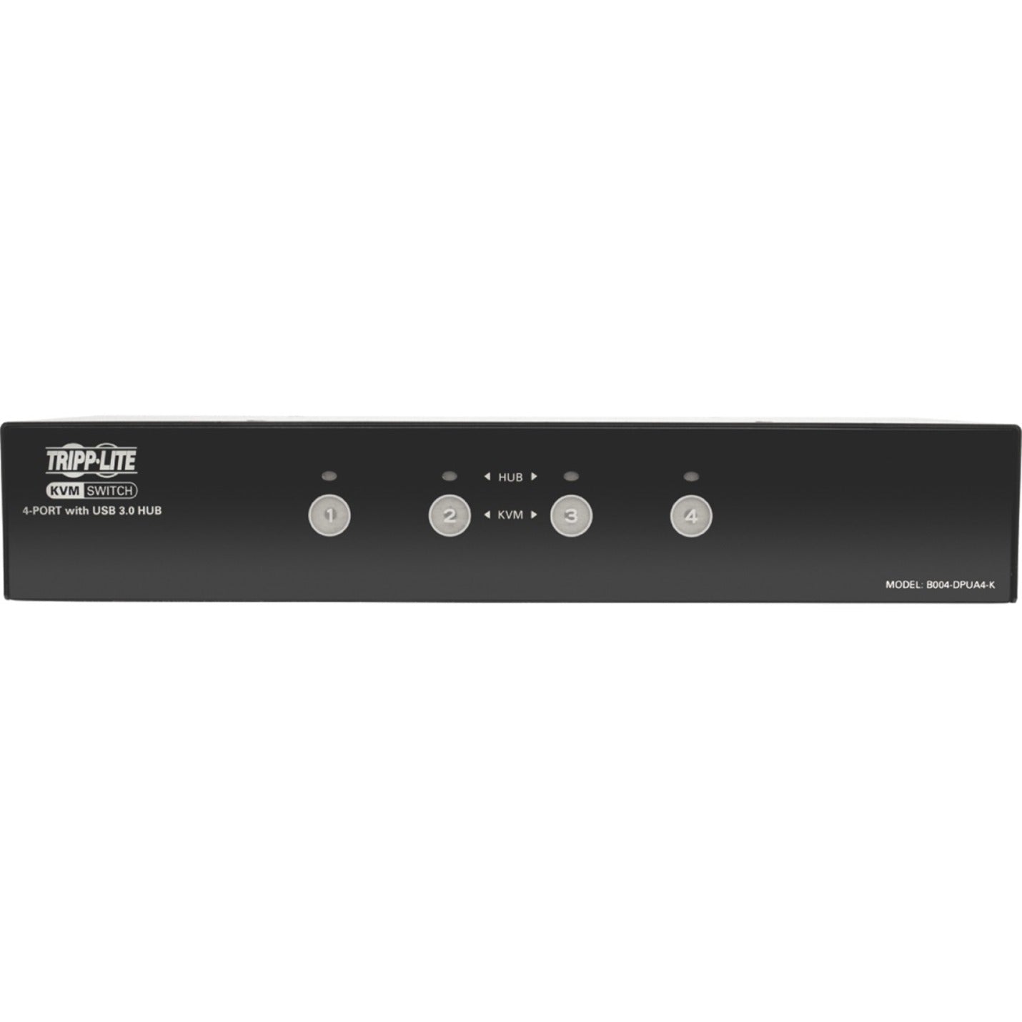 Tripp Lite B004-DPUA4-K 4-Port DisplayPort KVM Switch w/Audio, USB 3.0 SuperSpeed Hub