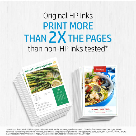 Ink Cartridge, HP 63, 190/165 Pg Yld, 2/PK, Black/Tri-color (L0R46AN)