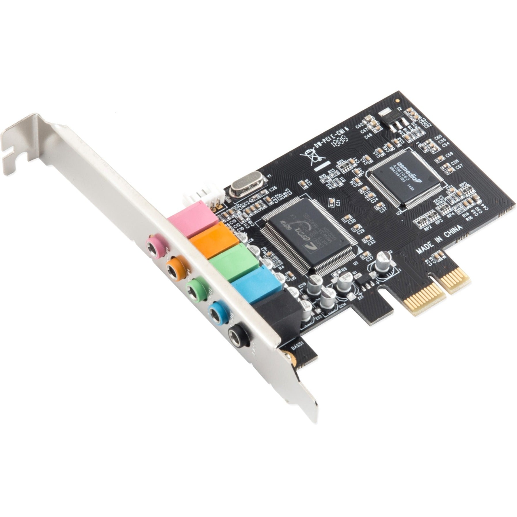 SYBA Multimedia SI-PEX63096 5.1 Channel PCI-e x1 Sound Card, Enhance Your Audio Experience