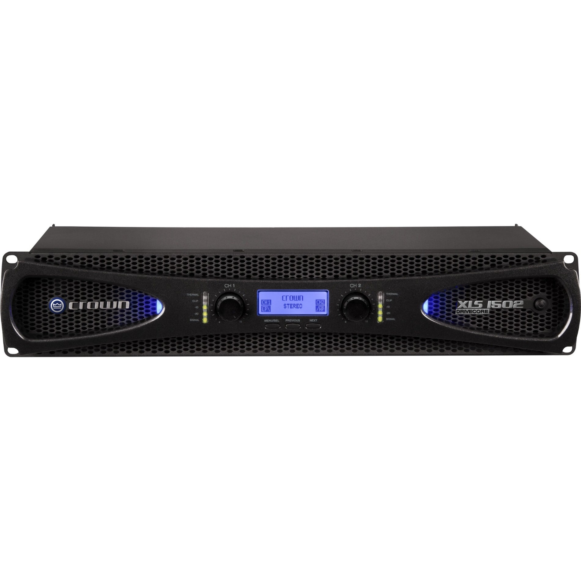 Crown NXLS1502-0-US XLS DriveCore 2 1502 Amplifier, 1500W AMP with Crossover and Limiter