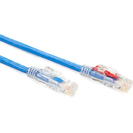 Black Box C6PC80-BL-15 GigaTrue 3 Cat.6 UTP Patch Network Cable, 15 ft, Lockable, Rugged, Snagless, Blue