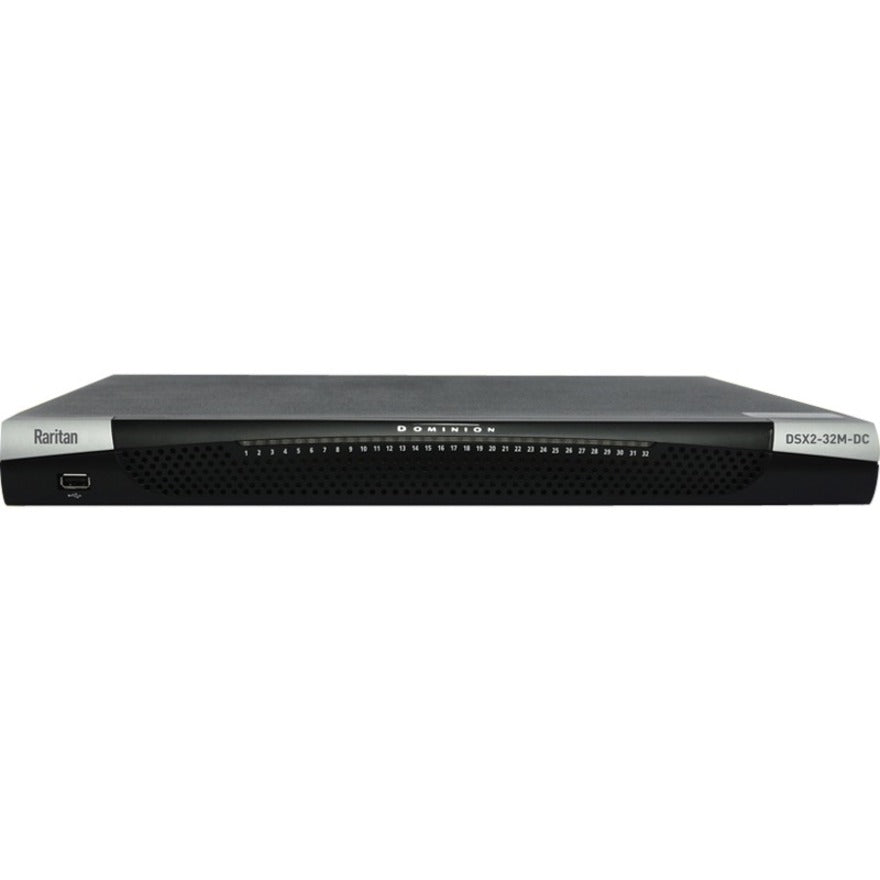 Raritan DSX2-32M-DC Dominion SX II Device Server, 32 Serial Ports, Gigabit Ethernet, Rack-mountable