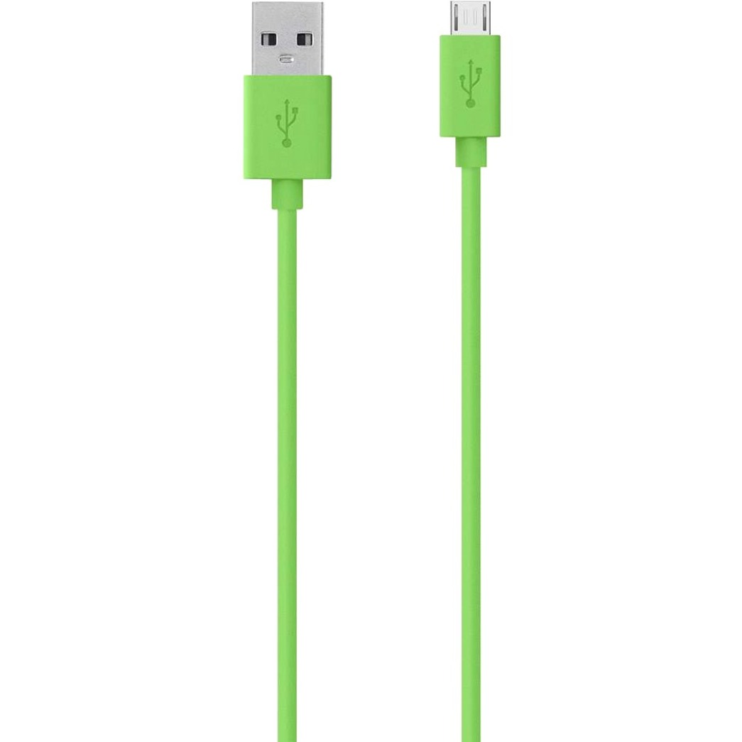 Belkin F2CU012bt04-GRN MIXIT&uarr; Micro-USB to USB ChargeSync Cable, 4 ft Green