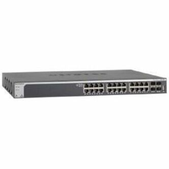 Netgear XS728T-100NES ProSafe XS728T Ethernet Switch, 28 Ports, 10 Gigabit Ethernet, Rack-mountable