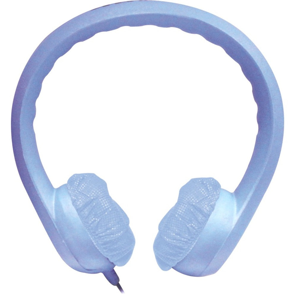 Hamilton Buhl KIDS-BLU Flex-Phones Foam Headphones 3.5mm Plug Blue, BPA Free, Flexible