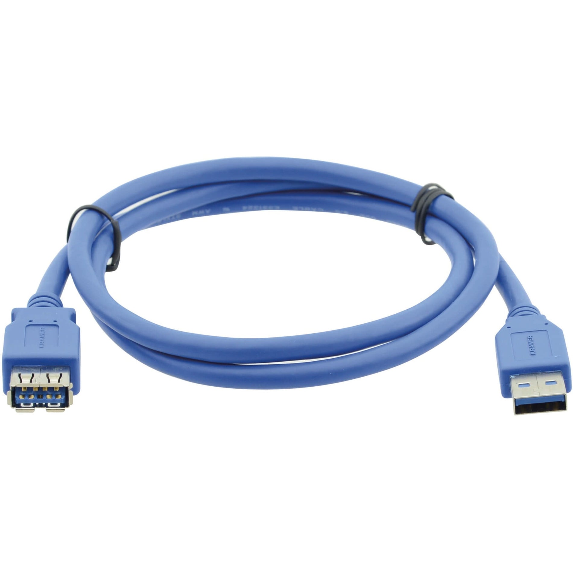 Kramer 96-02310003 USB 3.0 A (M) to A (F) Extension Cable, 3 ft, Strain Relief, EMI/RF Protection