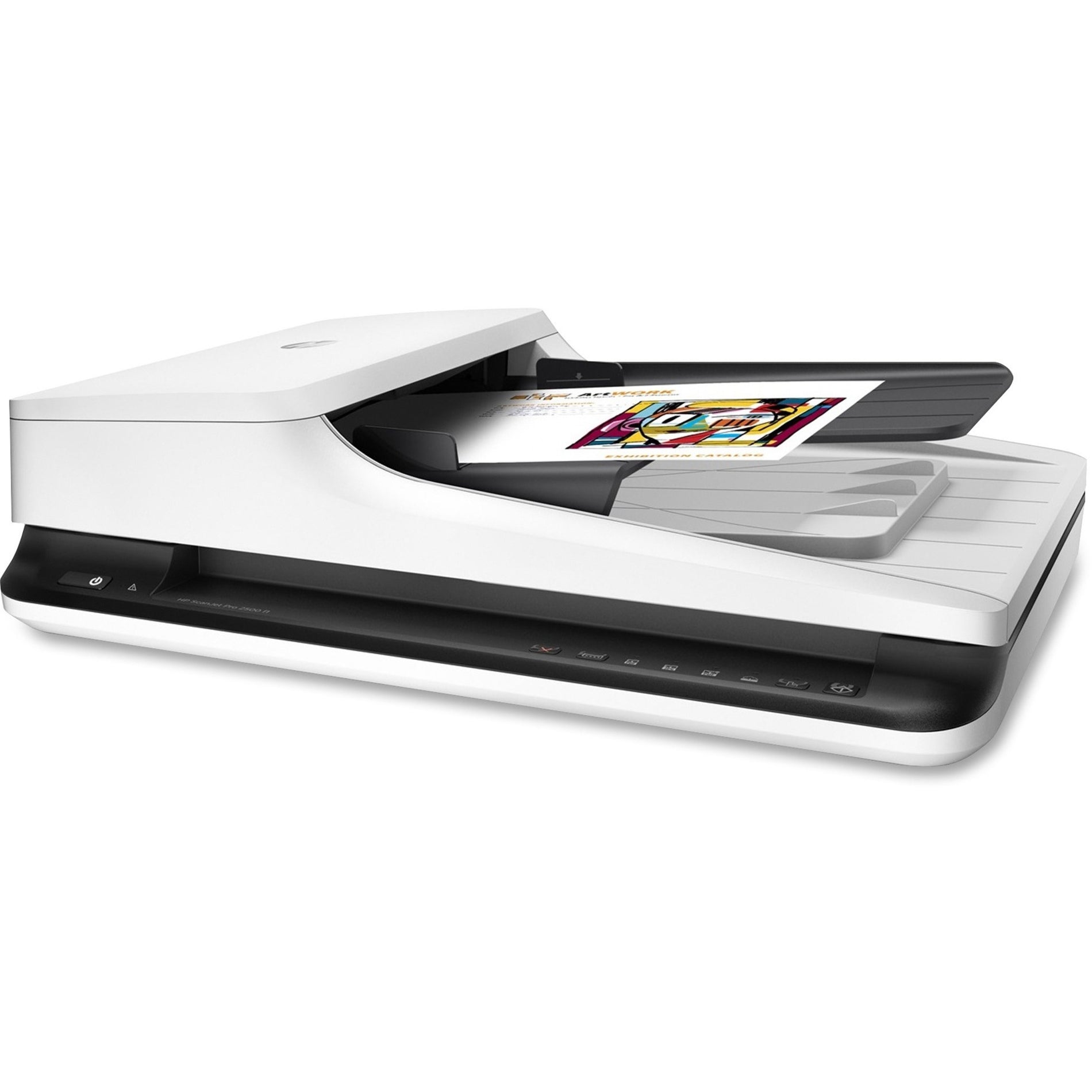 HP L2747A#BGJ ScanJet Pro 2500 f1 Flatbed Scanner - High Resolution Color Scanning, Duplex Scanning, USB Connectivity
