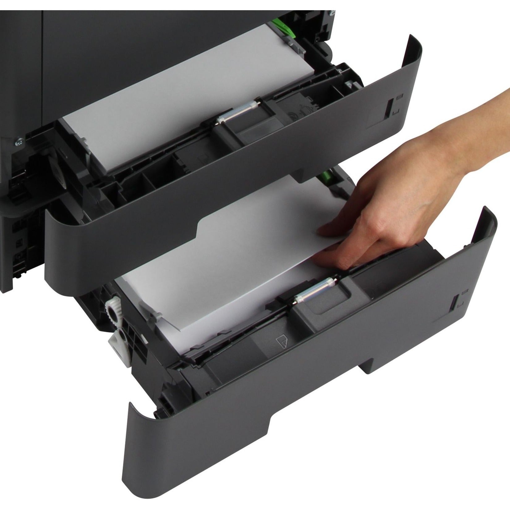 Brother HLL5200DWT HL-L5200DWT Monochrome Laser Printer, 42ppm, 250-Sheet Capacity, Black/Gray