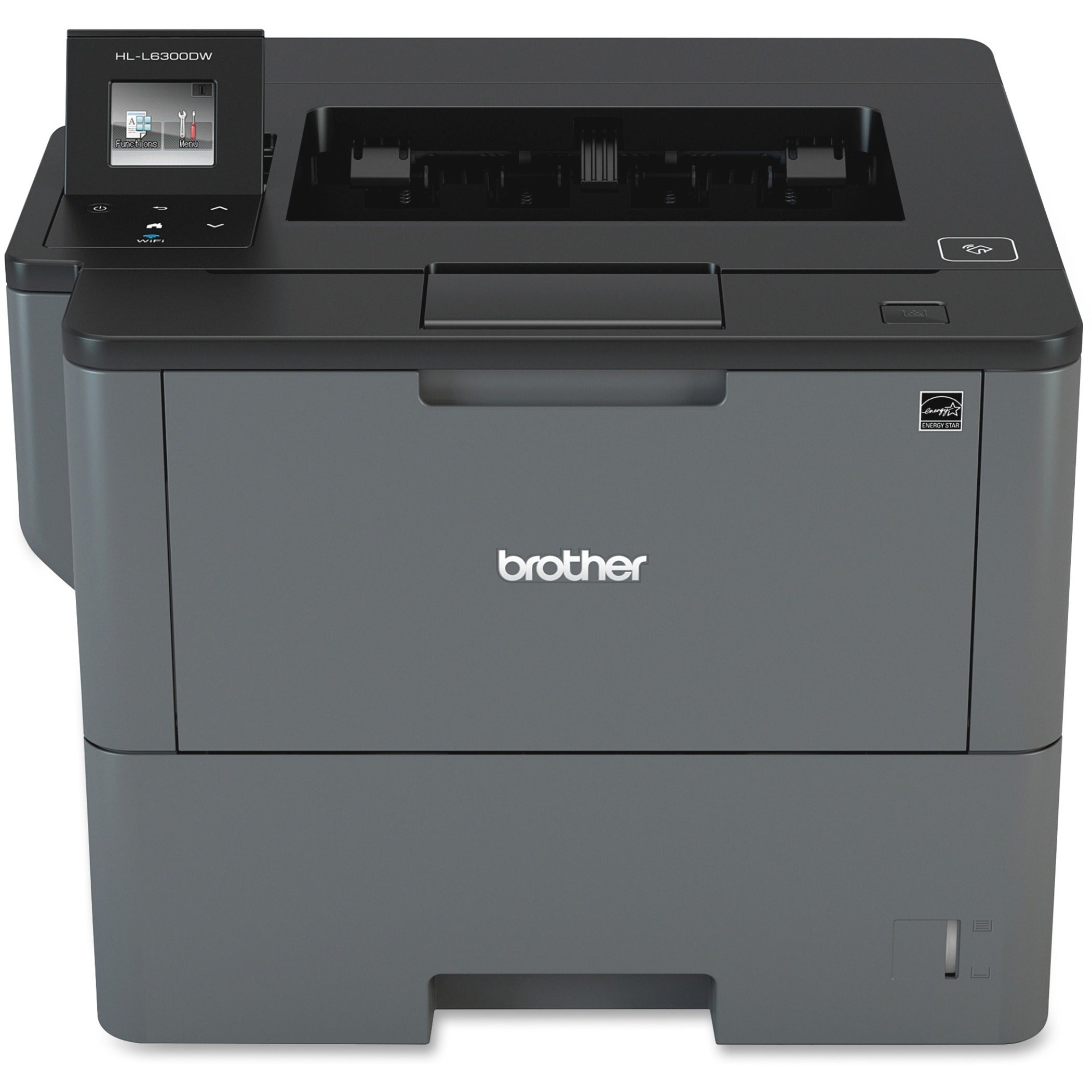 Brother HLL6300DW HL-L6300DW Monochrome Laser Printer, 48ppm, 520-Sheet Capacity