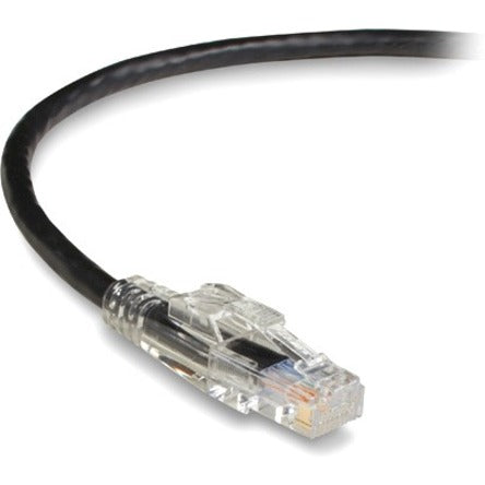 Black Box C6PC80-BK-15 GigaTrue 3 Cat.6 UTP Patch Network Cable, 15 ft, Lockable, Rugged, Snagless