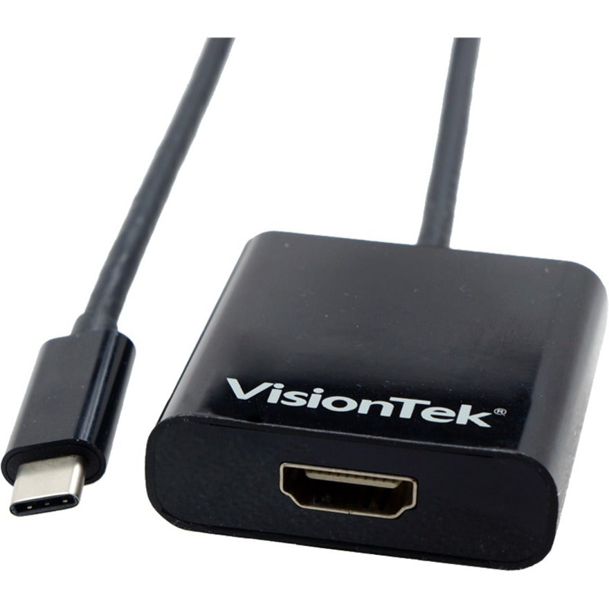 VisionTek 900819 USB 3.1 Type C to HDMI Adapter (M/F), Plug and Play, 4K Resolution Support