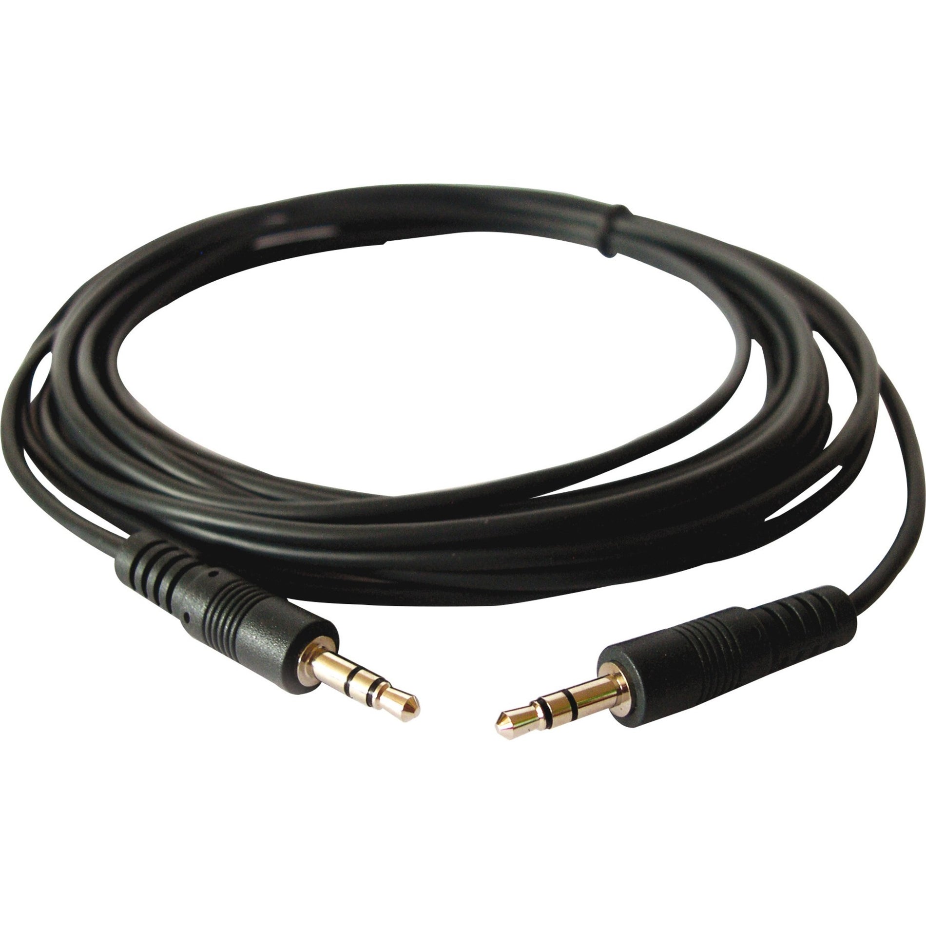 Kramer 95-0101015 3.5mm Stereo Audio Cable, 15 ft, Molded, Flexible