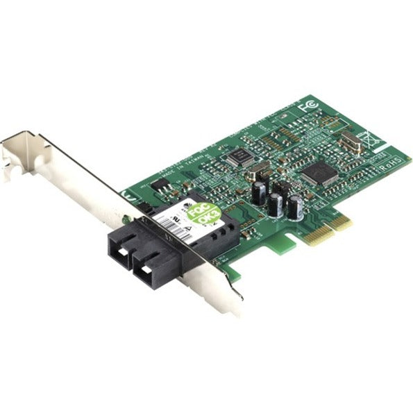 Black Box LH1390C-SC-R2 PCI-E Fiber Adapter, 100BASE-FX, Multimode SC, 2 Year Limited Warranty, TAA Compliant, Server Compatible, RoHS and WEEE Certified