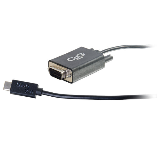 C2G USB C to DB9 Serial Adapter Cable - USB C 2.0 - M/M (29470)