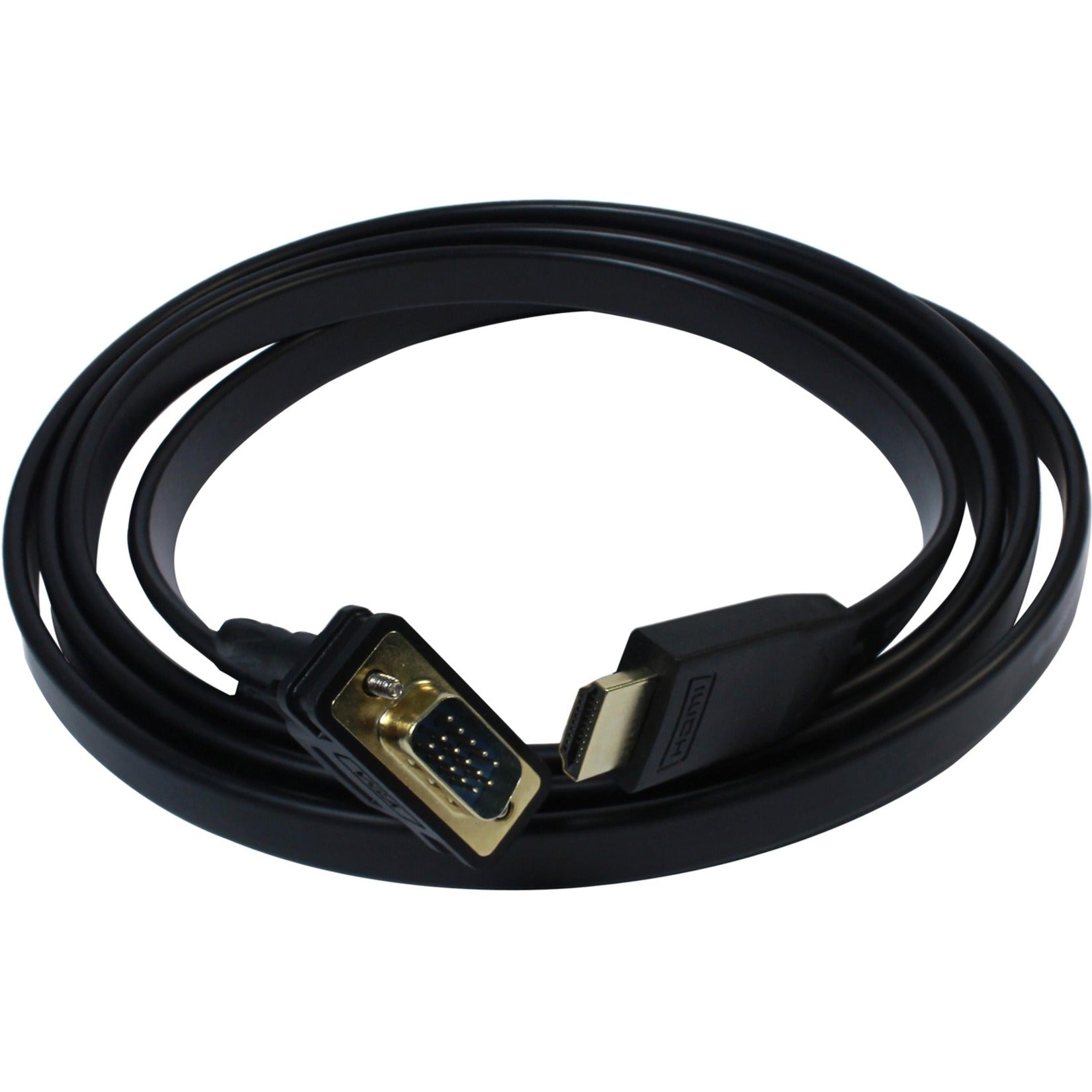 Plugable HDMI-VGA HDMI TO VGA Active Adapter Cable, 6 ft, 1920 x 1080 Supported Resolution