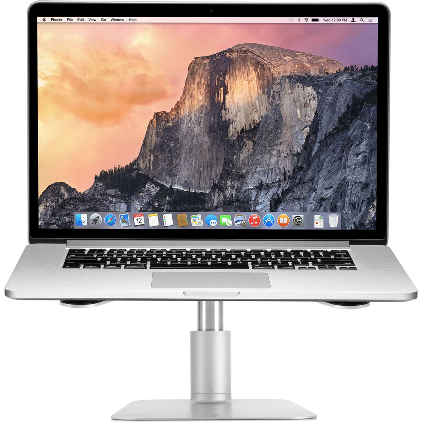 Twelve South 12-1222/B HiRise for MacBook Silver, Height-adjustable Stand for MacBooks & Laptops