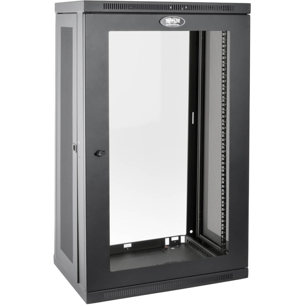 Tripp Lite SRW21UG SmartRack 21U Low-Profile Switch-Depth Wall-Mount Rack Enclosure Cabinet, 40.9" Height, 200 lb Weight Capacity