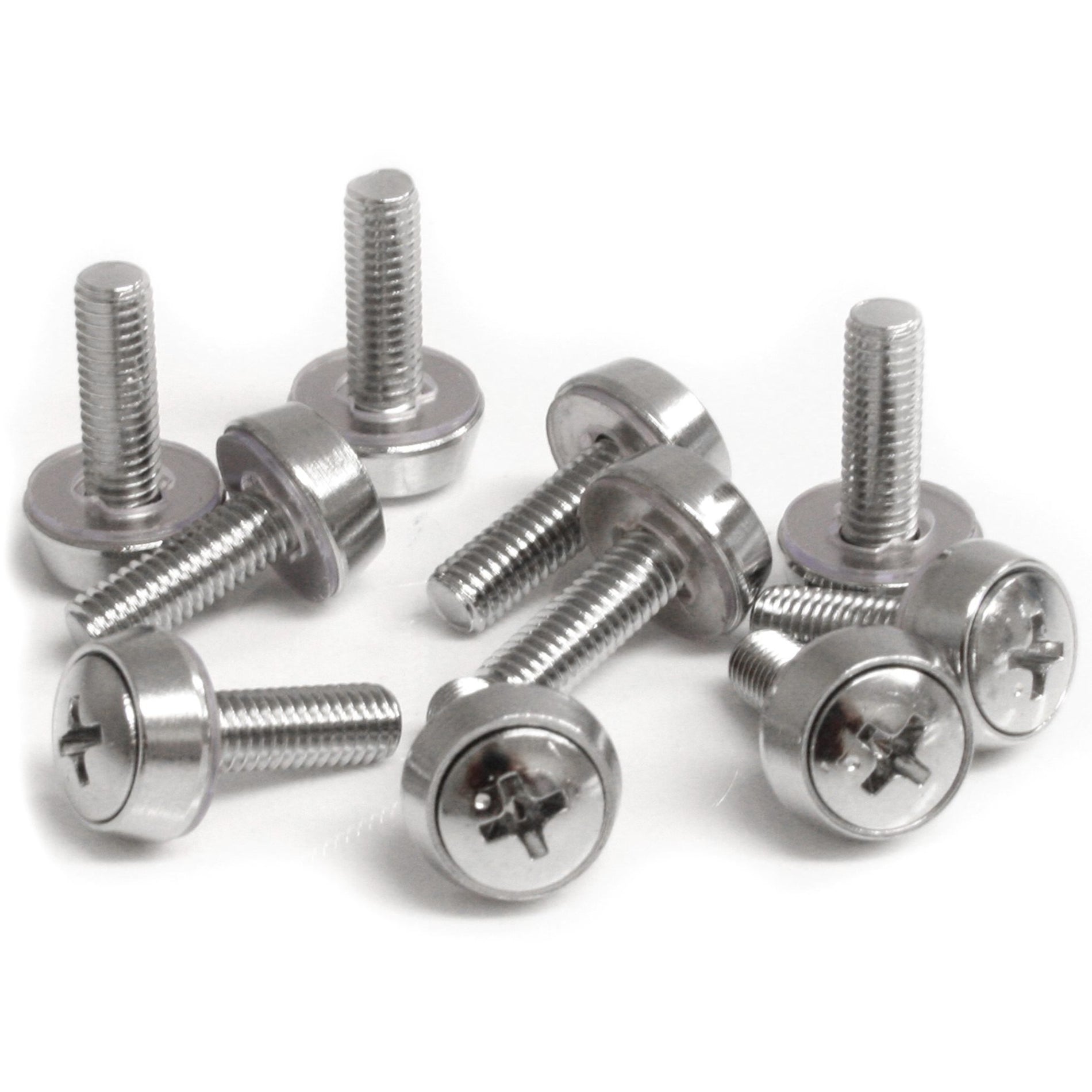 StarTech.com CABSCREWSM5 M5 x 12mm Mounting Screws - 100 Pack, Rust Resistant, Nickel Plated