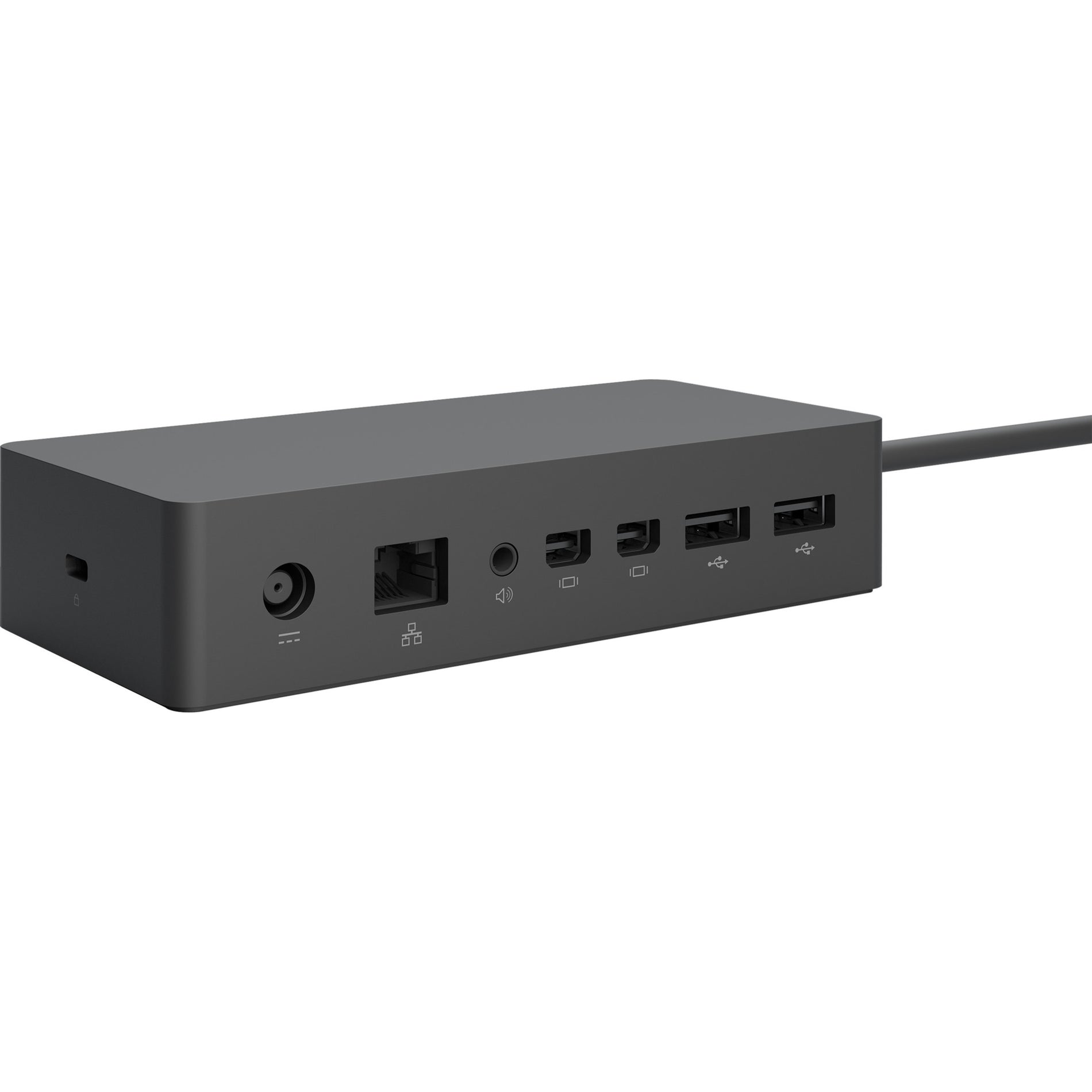 Microsoft PF3-00005 Surface Dock, USB 3.0 Docking Station with DisplayPort, Audio Line Out, and 4 USB 3.0 Ports
