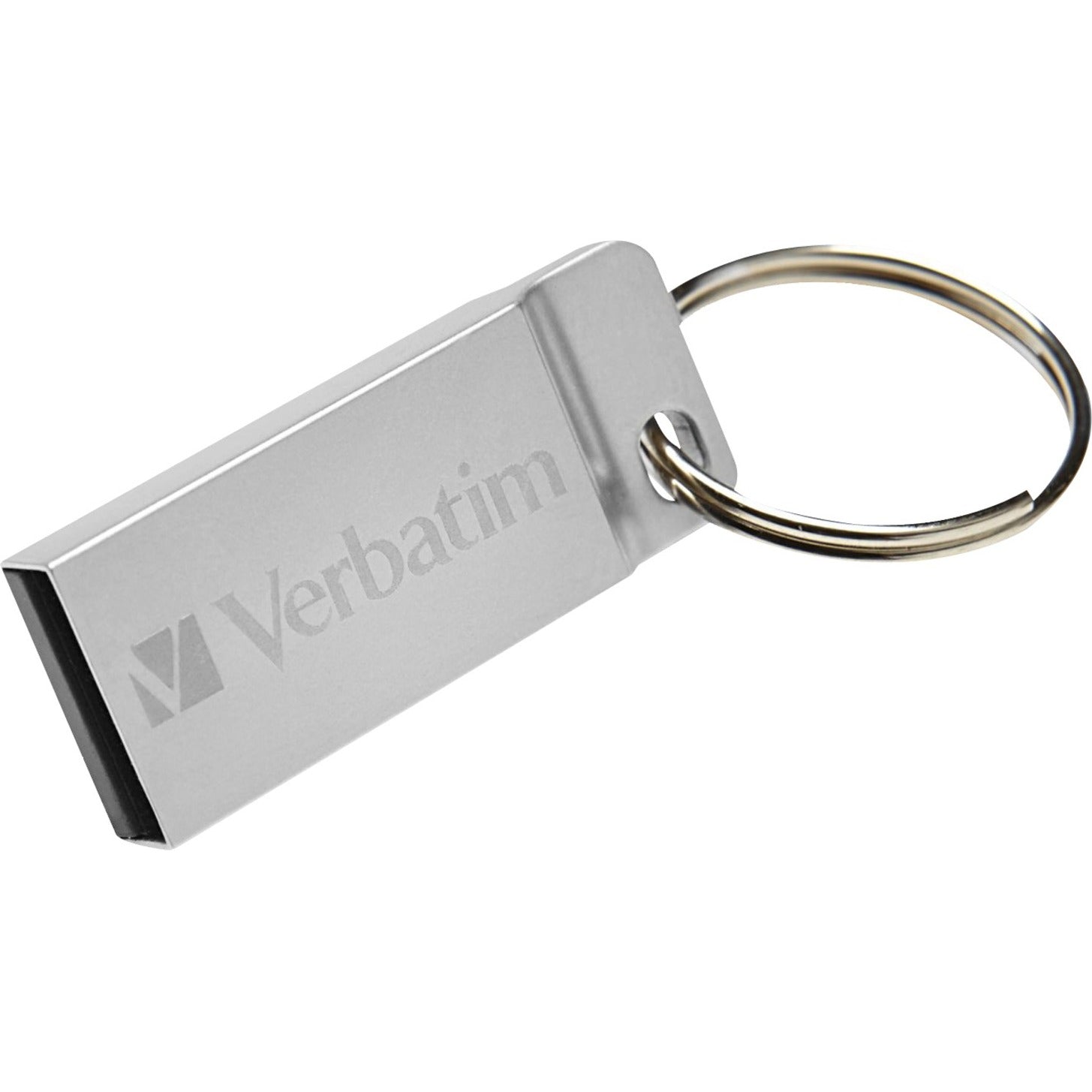 Verbatim 98749 Metal Executive USB Flash Drive - Silver, 32GB Water Resistant