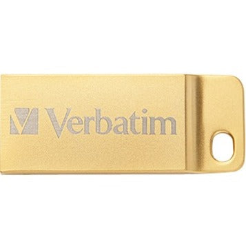 Verbatim 99105 Metal Executive USB 3.0 Flash Drive, 32GB, Gold
